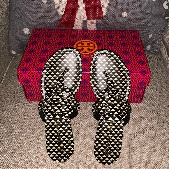 Tory Burch Shoes - PRINTED CALF MILLER SANDALS